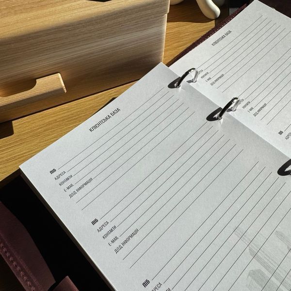 Профессиональный блокнот риелтора в обложке из натуральной кожи &ldquo;Лондон&rdquo; 2892 фото